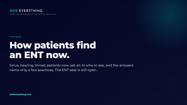 Kenny Gimpert, Founder of Web Everything, on how patients find an ENT with AI and AI visibility for ENT practices
