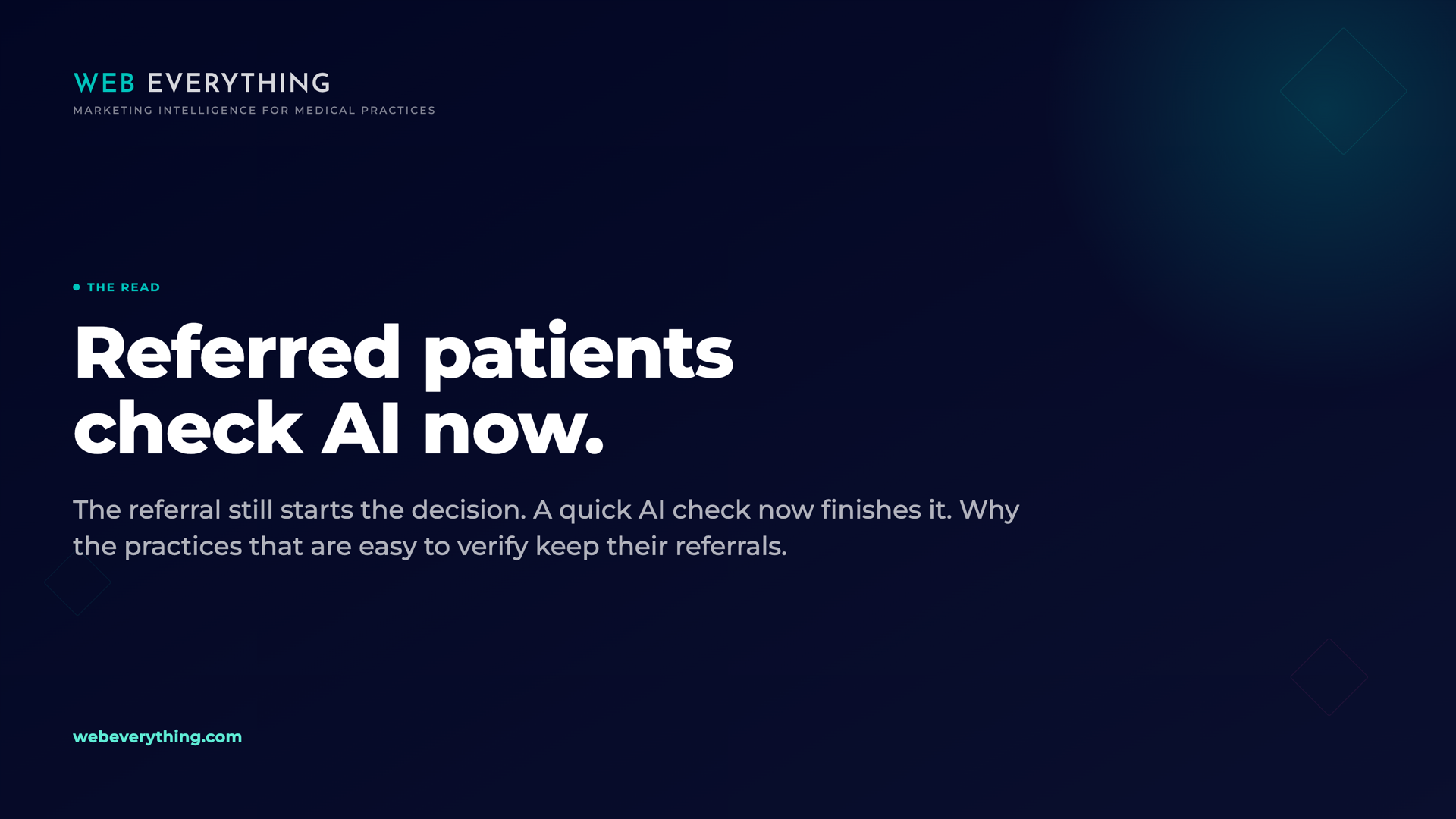 Kenny Gimpert, Founder of Web Everything, on referred patients checking AI before booking and AI visibility for orthopedic practices